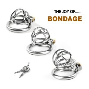 Steel Male Chastity Set