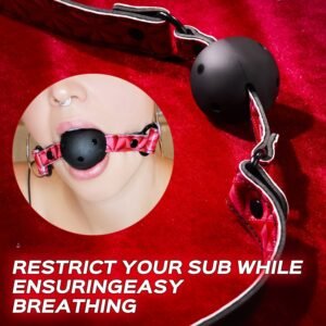 Faux Leather Gag Ball