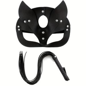BDSM Mask Whip Set